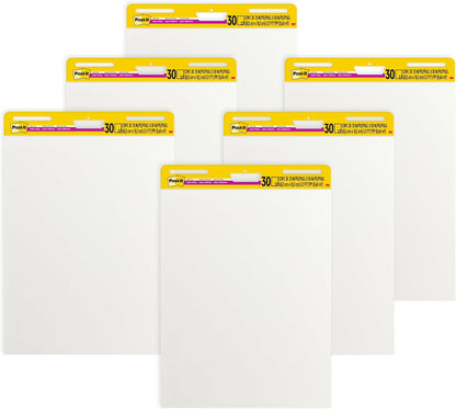 Post-it Super Sticky Easel Pad, 25" x 30", 30 Sheets, 6-Pack