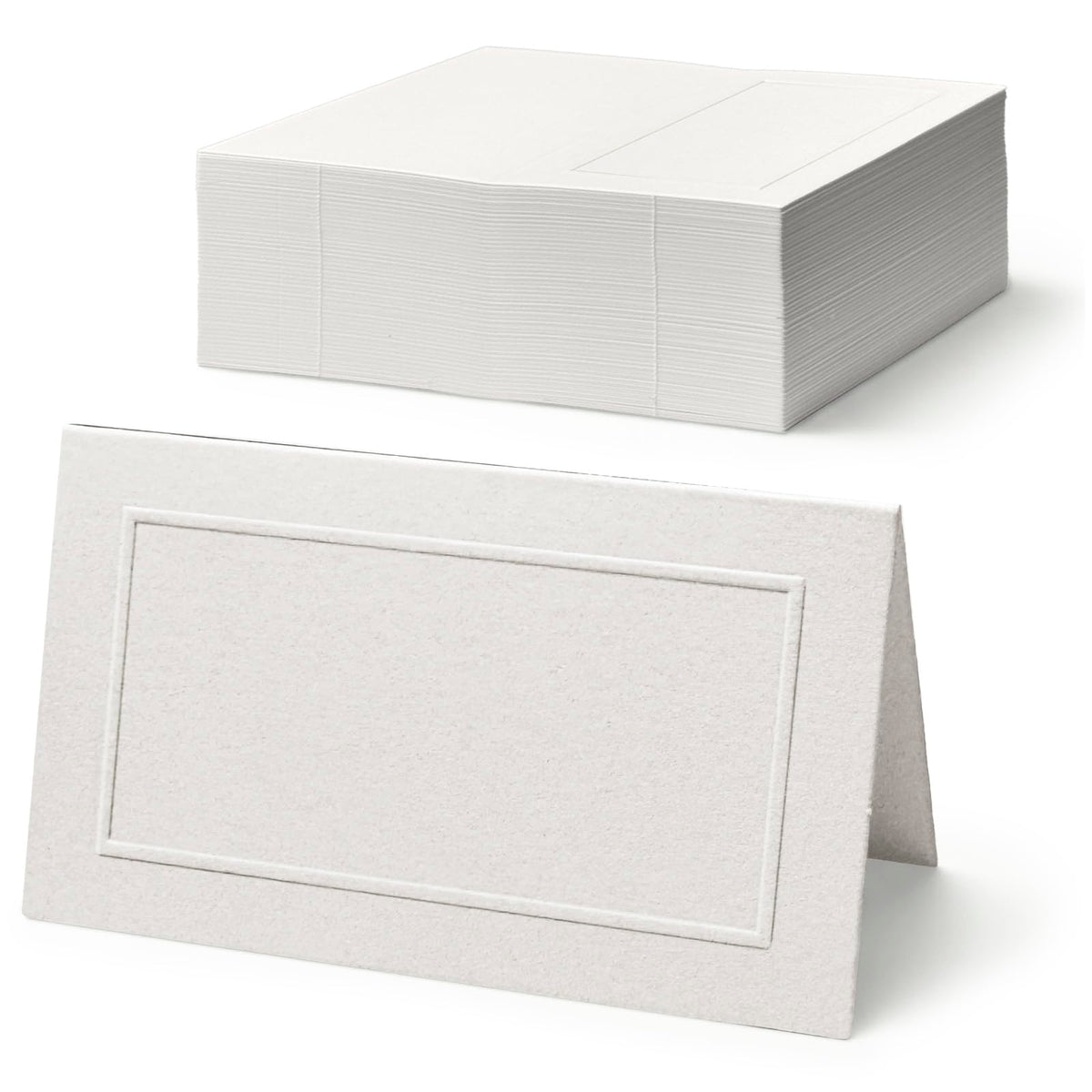Place Cards for Weddings, 100-Count Table Name Cards, Blank Tent Cards, Seating Placecards for Dinner Parties, Banquets, Events, Pastel Promise