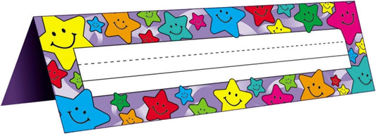 Teacher Created Resources Happy Stars Tented Name Plates (TCR1941)