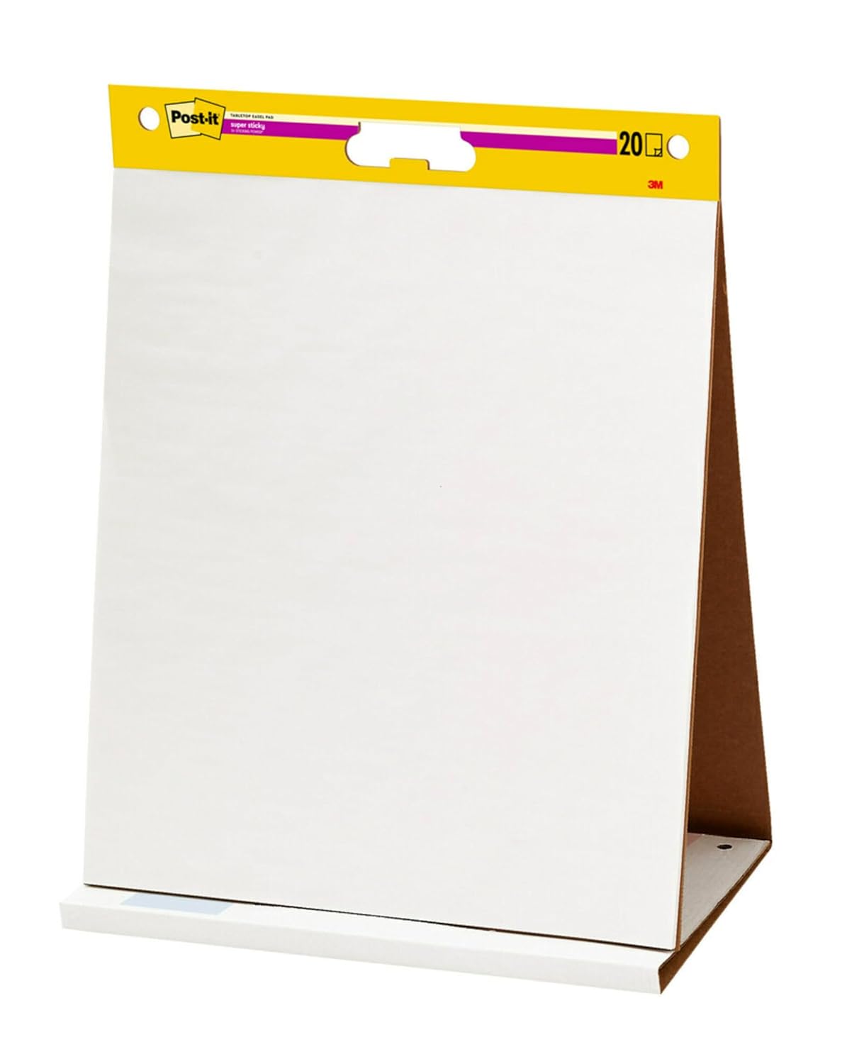 Post-it Meeting Chart, 20 x 23 in, White, Lined, 1 Pad, 20 Sheets/Pad