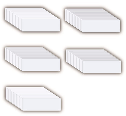 STTMGN Dry Erase Magnetic Labels (1x3,Pack of 60),Write On Magnets Sticker,Real Waterproof/Reusable for Classroom&Office&Cabinet&whiteboard&Fridge&More (Multicolor)