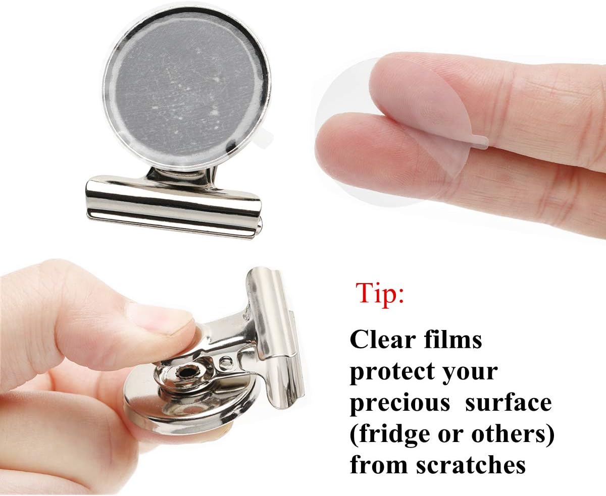 Strong Magnetic Clips, 12Pack Fridge Magnets Clips Heavy Duty
