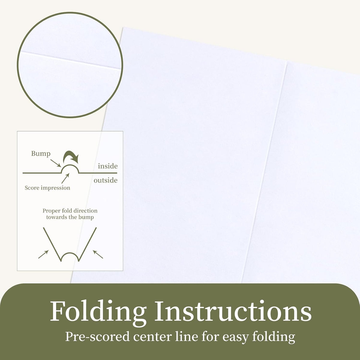 Blank Tent Cards Printable 3.5" x 11" 100 Sheets