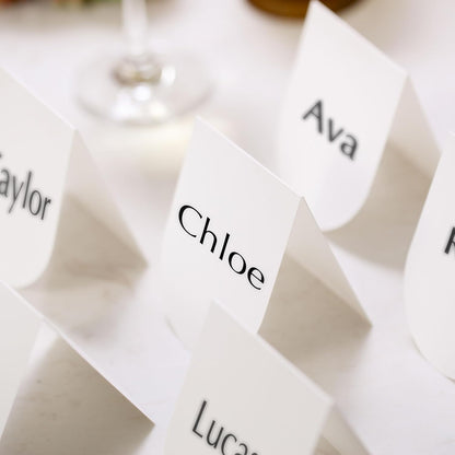 50 Pcs Arch Place Cards, 3.2" x 4" Small Table Cards, Table Setting, Tent Cards, Name Cards for Dinner, Party, Event, Catering, Table (50 Pcs Arch)