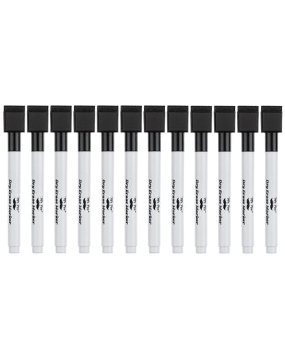 Mr. Pen- Magnetic Dry Erase Markers, 12 Pack with Whiteboard Eraser