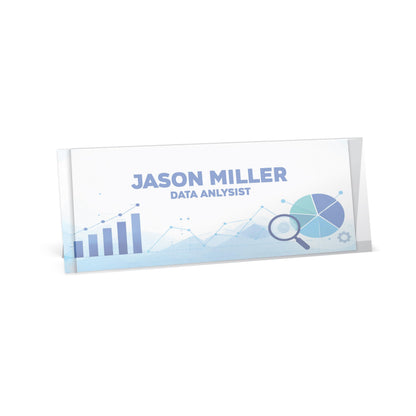 C-Line Rigid Plastic Name Tent Holders, 4.25 x 11, Clear, 25/PK (87507)