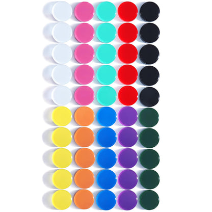 Fridge Magnets, 20PCS 10 Colors Mini Round Heavy Duty for Whiteboard