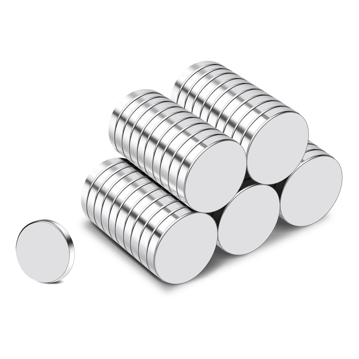 TRYMAG Small Strong Magnets, 6 Sizes Rare Earth Magnet, 255Pcs