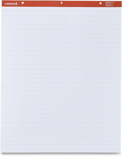 Universal 35601 Recycled Easel Pads, Faint Rule, 27 x 34, White, 50 Sheet (Case of 2)