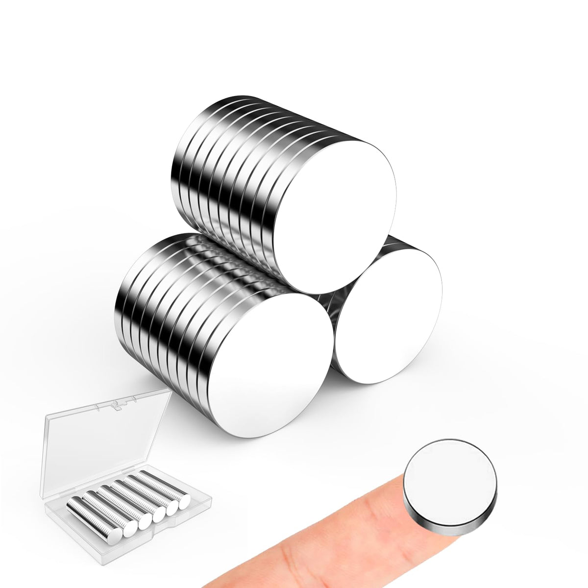 Magnets for Crafts, 5x2mm Small Round Magnetic 250 Pack