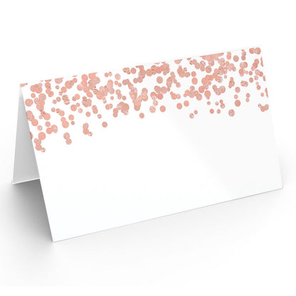 Printed Party Table Place Cards for All Occasions and Events, Set of 25 (Elegant Branch)