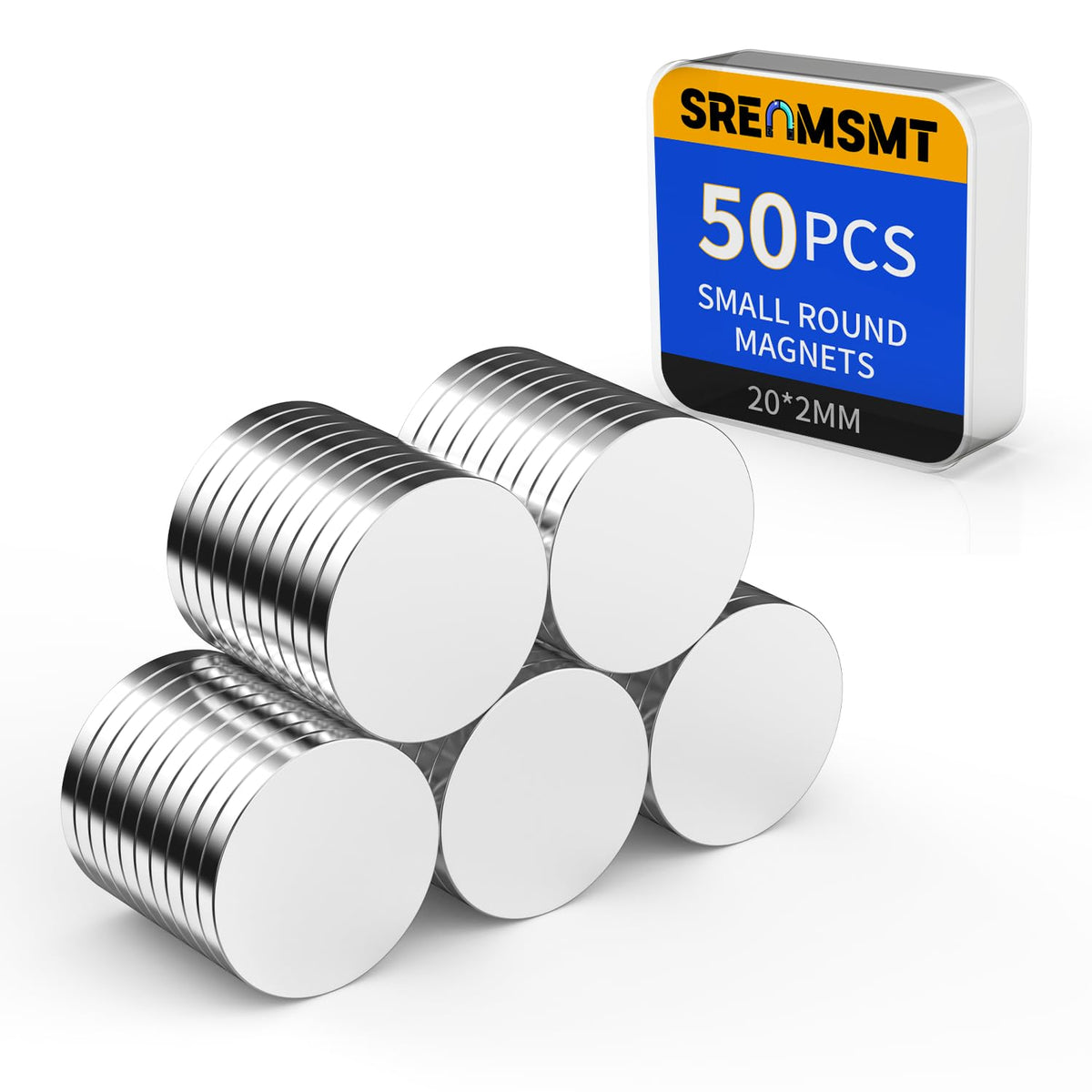 Small Magnets, 7 Sizes Neodymium Magnets for Crafts, 290 Pack