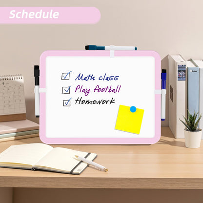 VUSIGN Magnetic Dry Erase Board, 8.5 x 11 Inches White Board, Pink