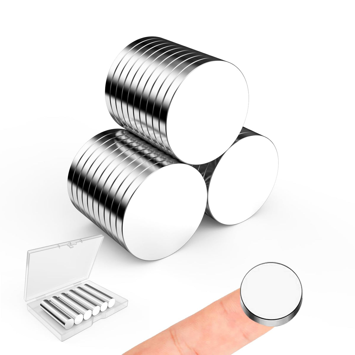 Magnets for Crafts, 5x2mm Small Round Magnetic 250 Pack