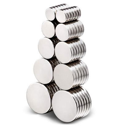 DIYMAG Small Rare Earth Magnets, 40 Pack, 5 Sizes - Neodymium Magnets for Refrigerator, DIY, Crafts, Kitchen & Office