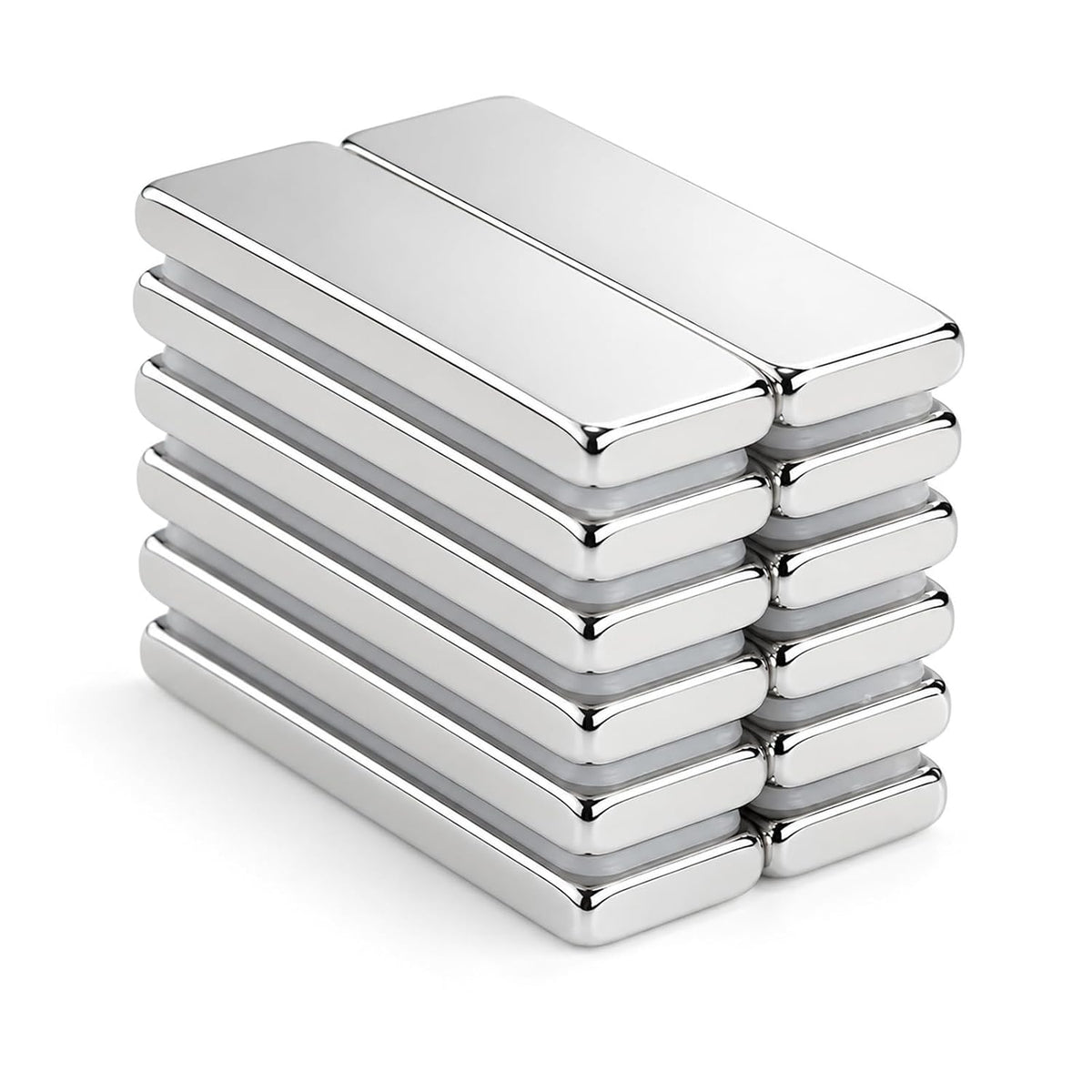DIYMAG Strong Magnets, 12 Pack Neodymium Magnetic Strips Adhensive Backing