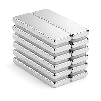 DIYMAG Strong Magnets, 12 Pack Neodymium Magnetic Strips Adhensive Backing