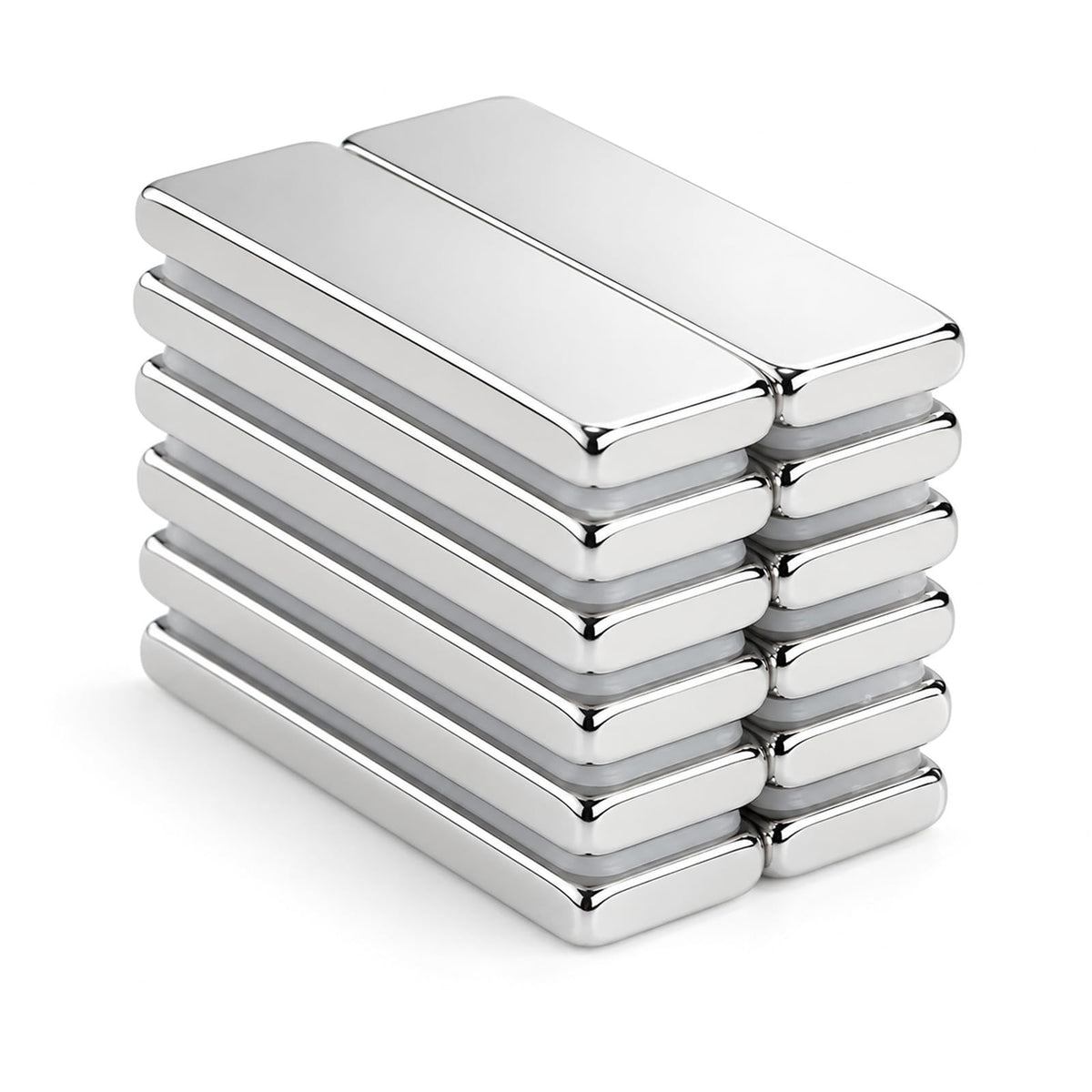 DIYMAG Strong Magnets, 12 Pack Neodymium Magnetic Strips Adhensive Backing