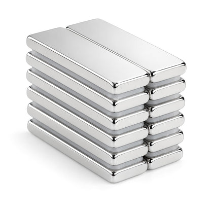 DIYMAG Strong Magnets, 12 Pack Neodymium Magnetic Strips Adhensive Backing