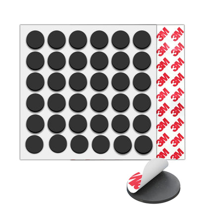 36Pack, Round Magnets Dots Peel and Stick, (Diameter 0.8" x 0.08" Thick) Precut Magnetic Tapes with Adhesive Backing, Circle Flexible Magnets for DIY, Art Projects, whiteboards & Fridge