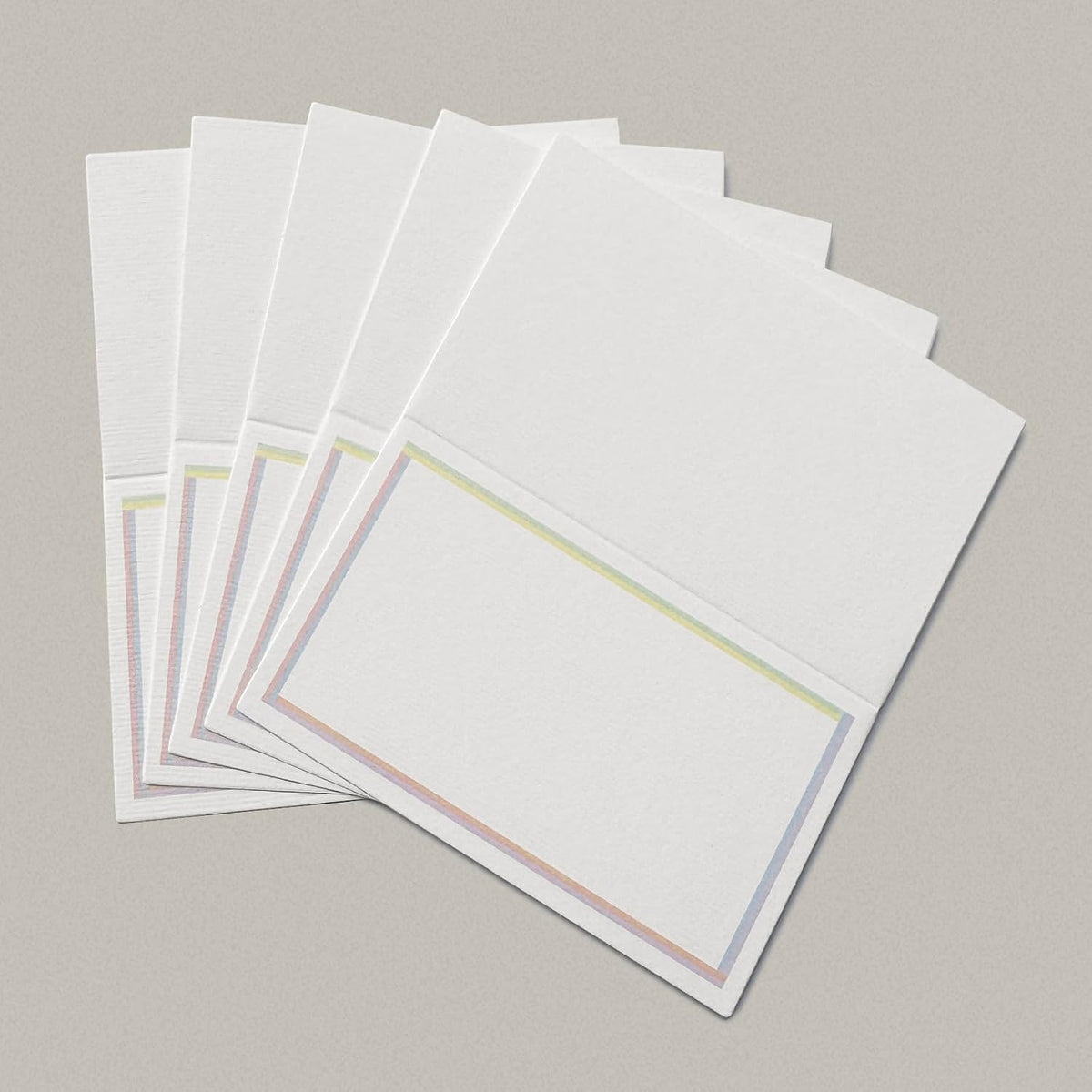 Place Cards for Weddings, 100-Count Table Name Cards, Blank Tent Cards, Seating Placecards for Dinner Parties, Banquets, Events, Pastel Promise