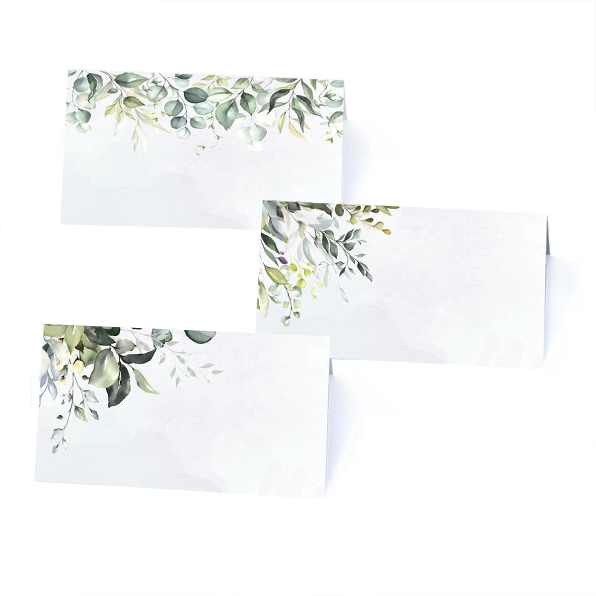120 Pack place cards with Watercolor pattern Seating Place Cards for table setting table Weddings,Banquets,Dinner Parties,Name Cards