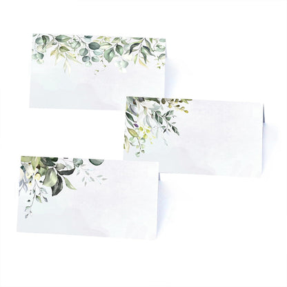 120 Pack place cards with Watercolor pattern Seating Place Cards for table setting table Weddings,Banquets,Dinner Parties,Name Cards