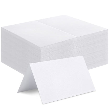 120 Pcs Place Cards, 2x3.5in Blank Fillable Banquet Seat Card for Table Setting, Escort Card, Wedding Place Cards for Wedding, Table, Dinner Parties