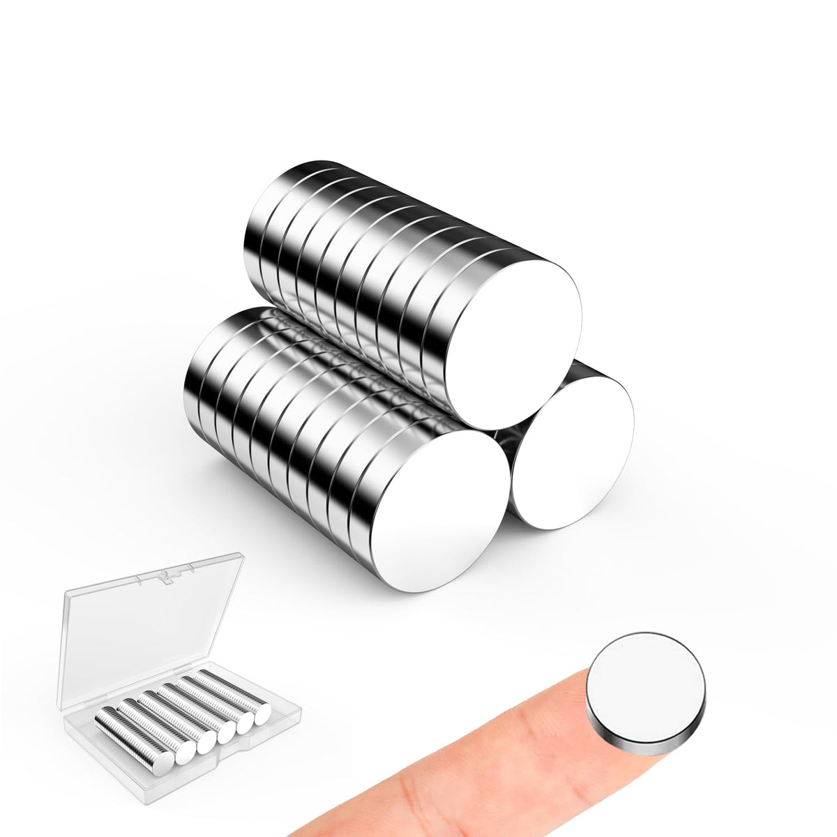 Magnets for Crafts, 5x2mm Small Round Magnetic 250 Pack