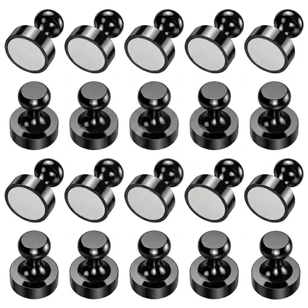 20PCS Fridge Magnets, Refrigerator Magnets for Whiteboard, Silver