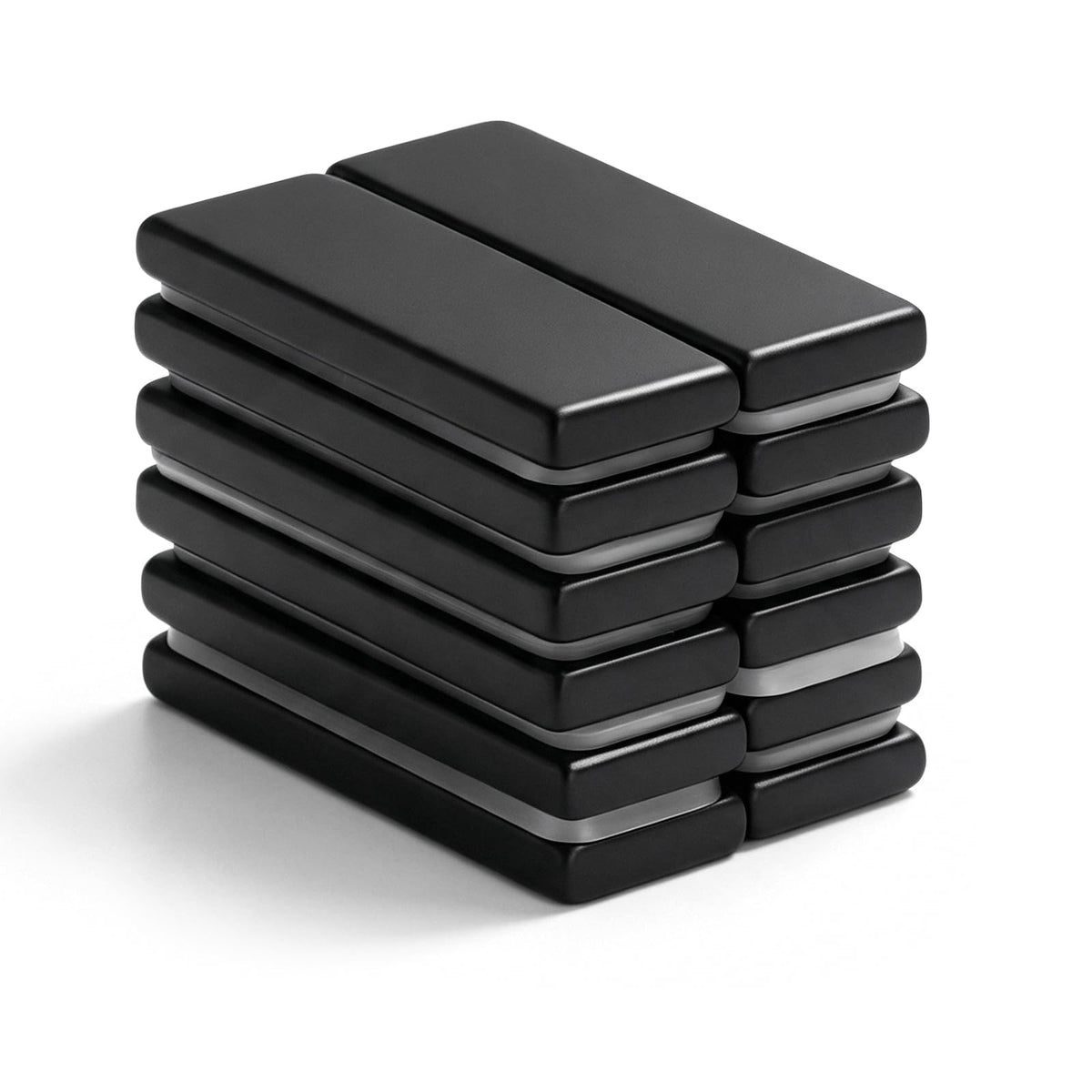 DIYMAG Strong Magnets, 12 Pack Neodymium Magnetic Strips Adhensive Backing