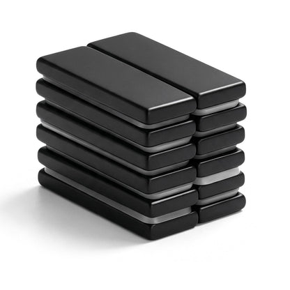 DIYMAG Strong Magnets, 12 Pack Neodymium Magnetic Strips Adhensive Backing