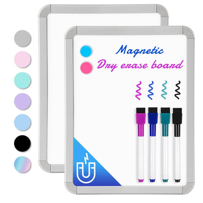 VUSIGN Magnetic Dry Erase Board, 8.5 x 11 Inches White Board, Pink