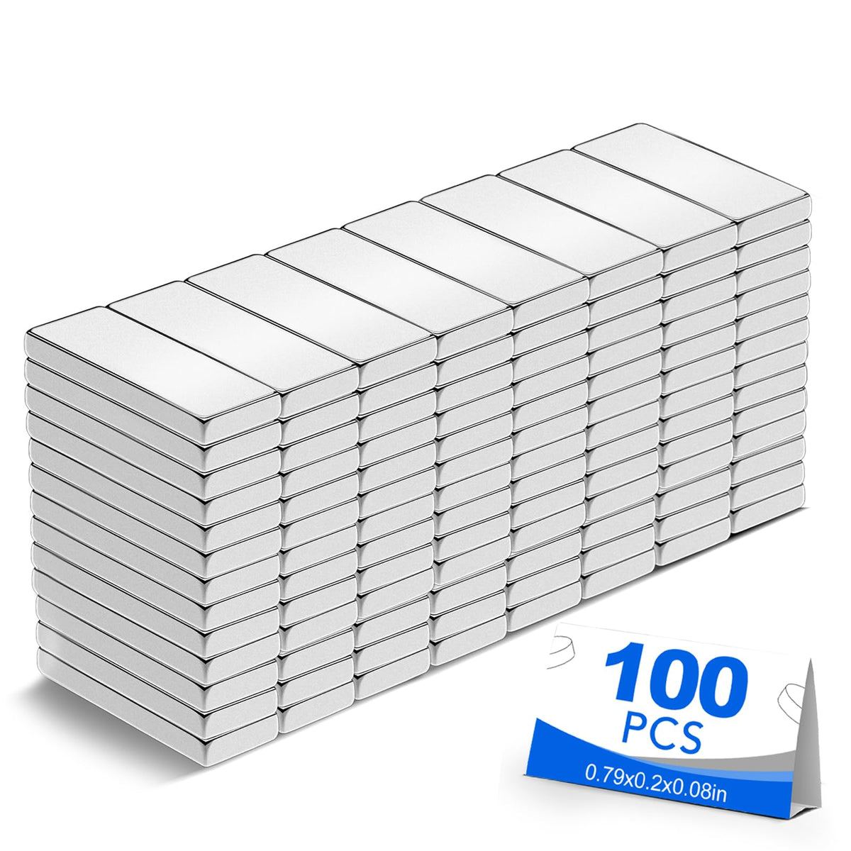 BEST CHOICE MAGNETS Small Magnets, 30 Pack Refrigerator Magnets 12x3mm