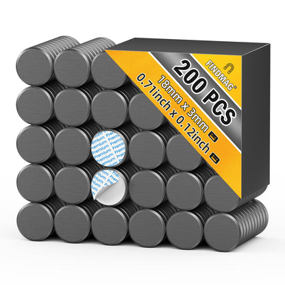 FINDMAG Magnets for Crafts, Magnets with Adhesive Backing, 20 Pack