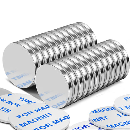 DIYMAG Strong Magnets,6 Pack with Double Sided Adhesive Backing Powerful