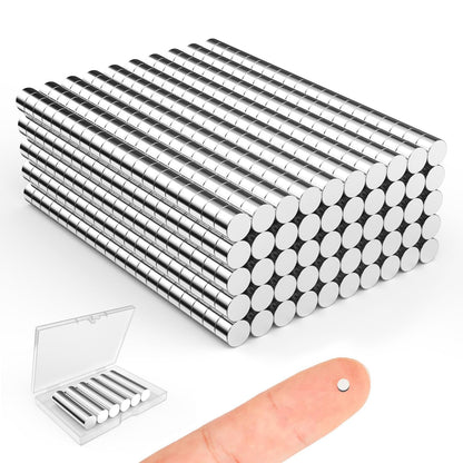Magnets, 8 Different Sizes Small Round Magnetic 600 Pack