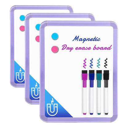 VUSIGN Magnetic Dry Erase Board, 8.5 x 11 Inches White Board, Pink