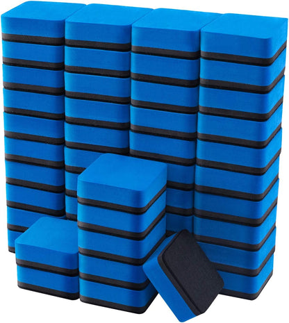 Favourde 48 Pack Magnetic Whiteboard Dry Erase Erasers for Classroom School