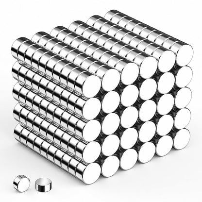 500 Pcs Small Neodymium Magnets for Crafts, 6 Sizes Rare Earth Magnets