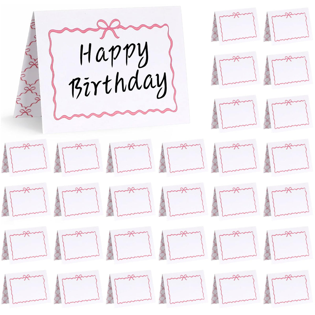Affrolling 30 Pcs Race Car Table Place Cards Name Cards Fold Name Tents
