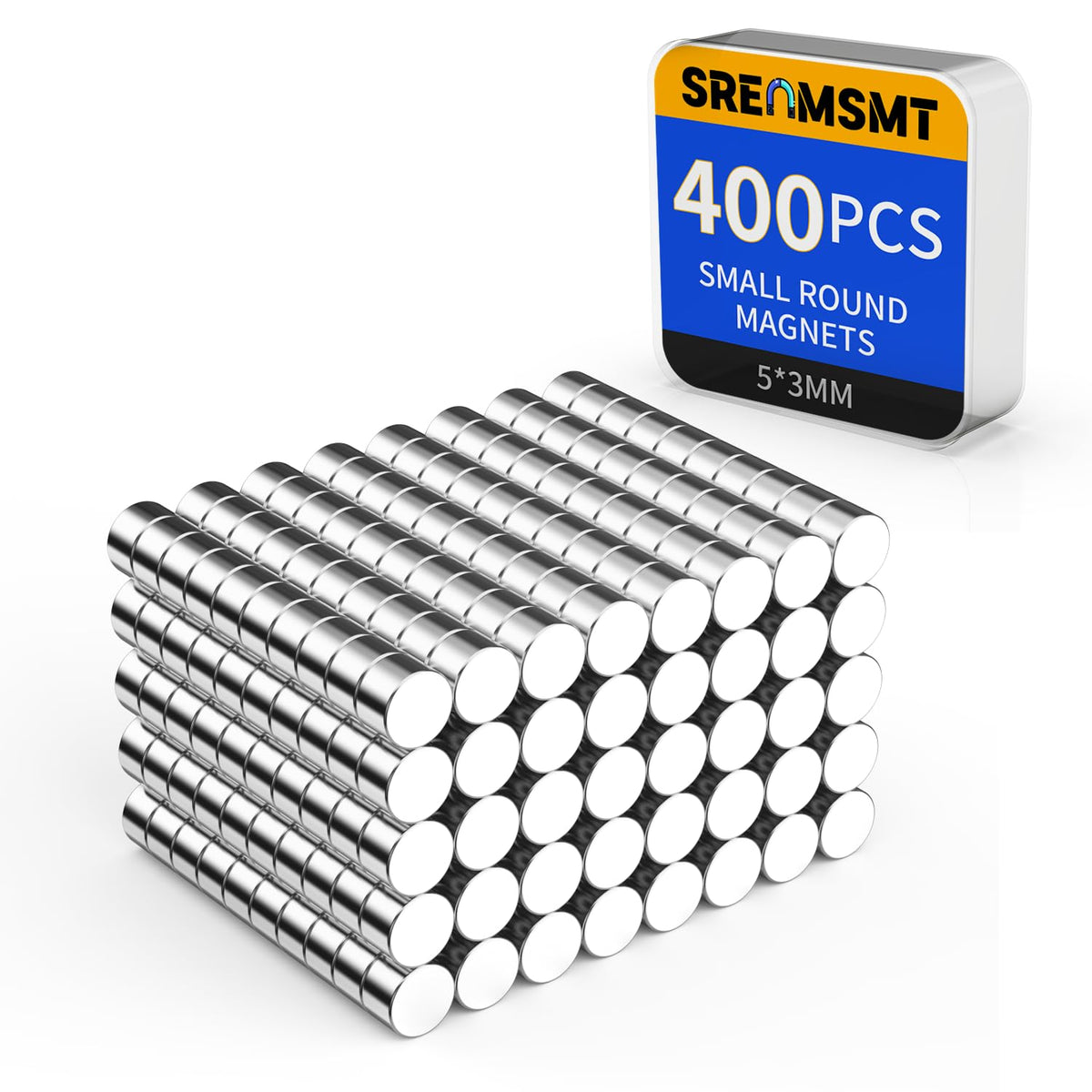 Small Magnets, 7 Sizes Neodymium Magnets for Crafts, 290 Pack