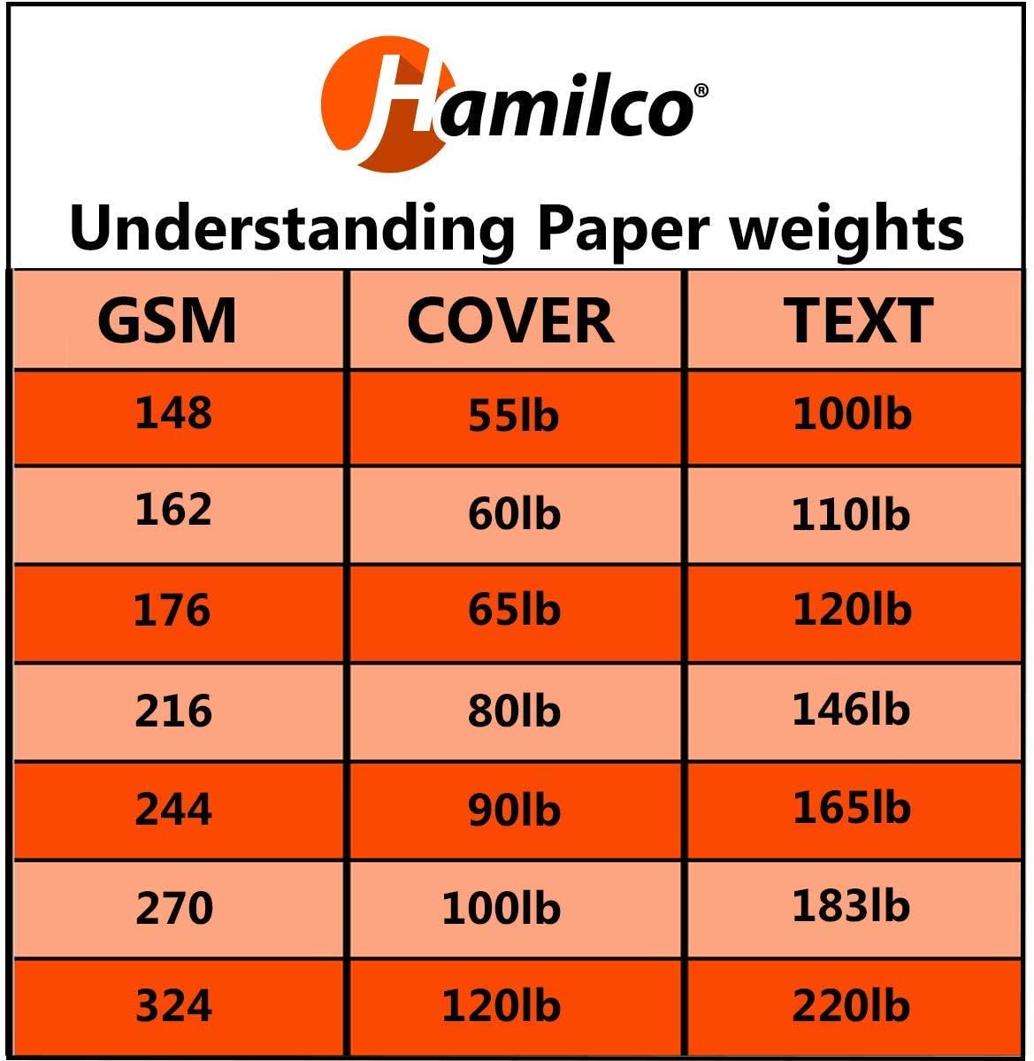 Hamilco White 80lb Cover Heavy A2 Tent Cards for Weddings & RSVP (100PK)