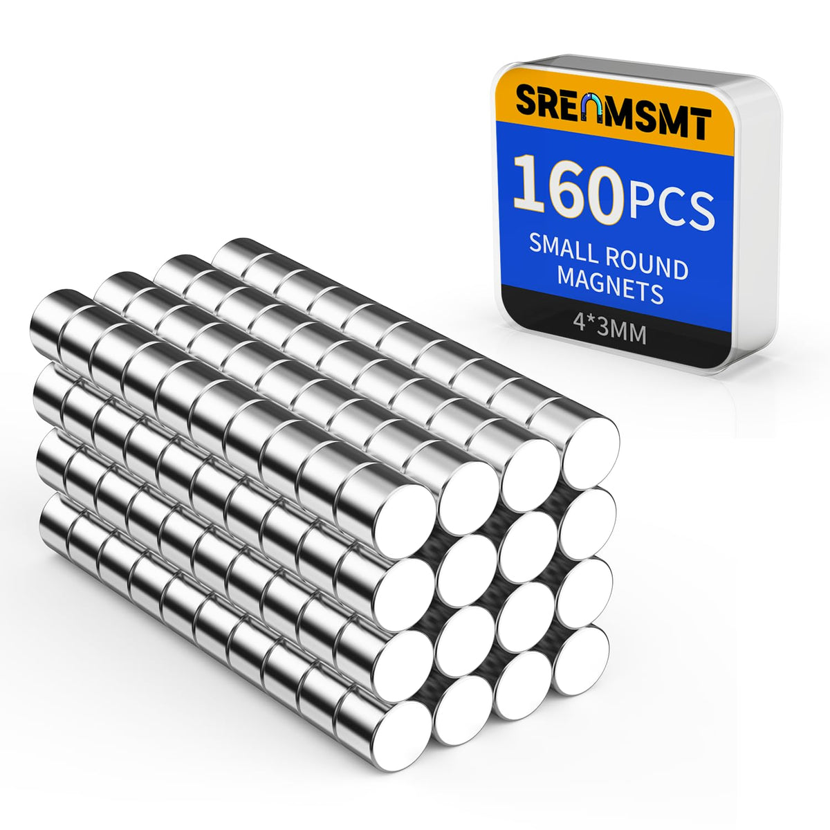 Small Magnets, 7 Sizes Neodymium Magnets for Crafts, 290 Pack