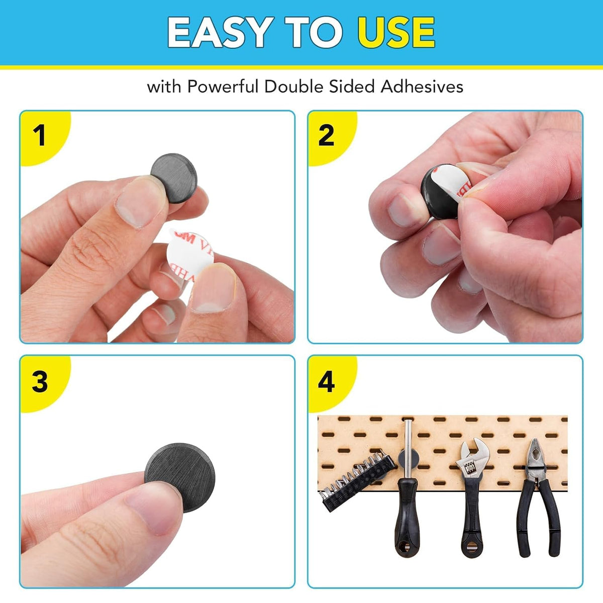 TRYMAG Magnets for Crafts 20pcs Science Education Magnets Magnetism Kits