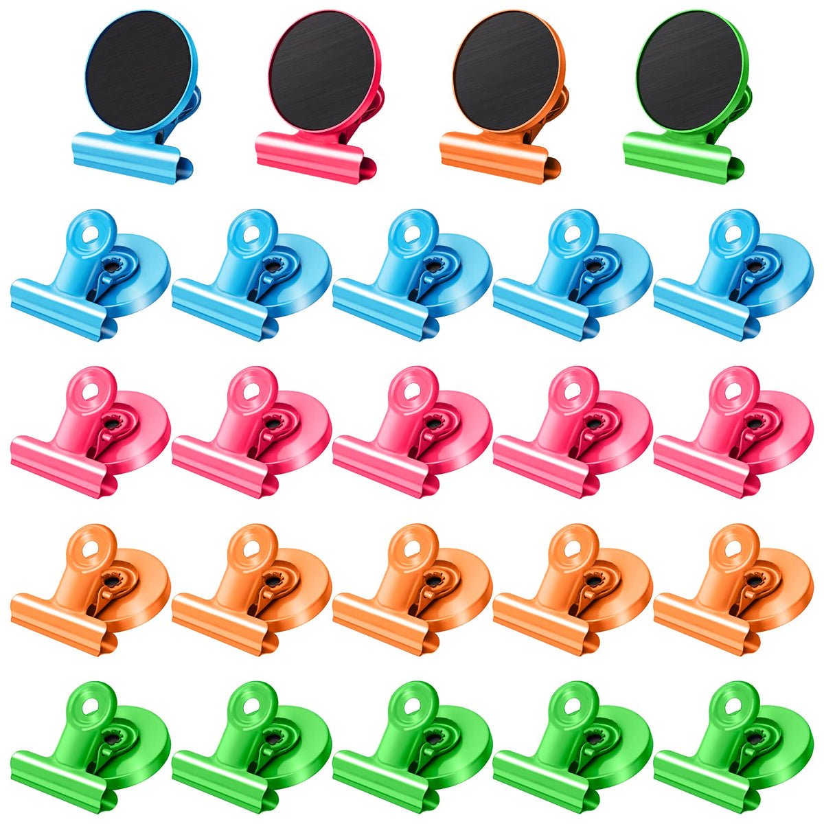 8Pack Fridge Magnets Refrigerator Magnetic Clips for Classroom (Colorful)