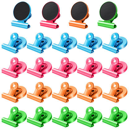 8Pack Fridge Magnets Refrigerator Magnetic Clips for Classroom (Colorful)