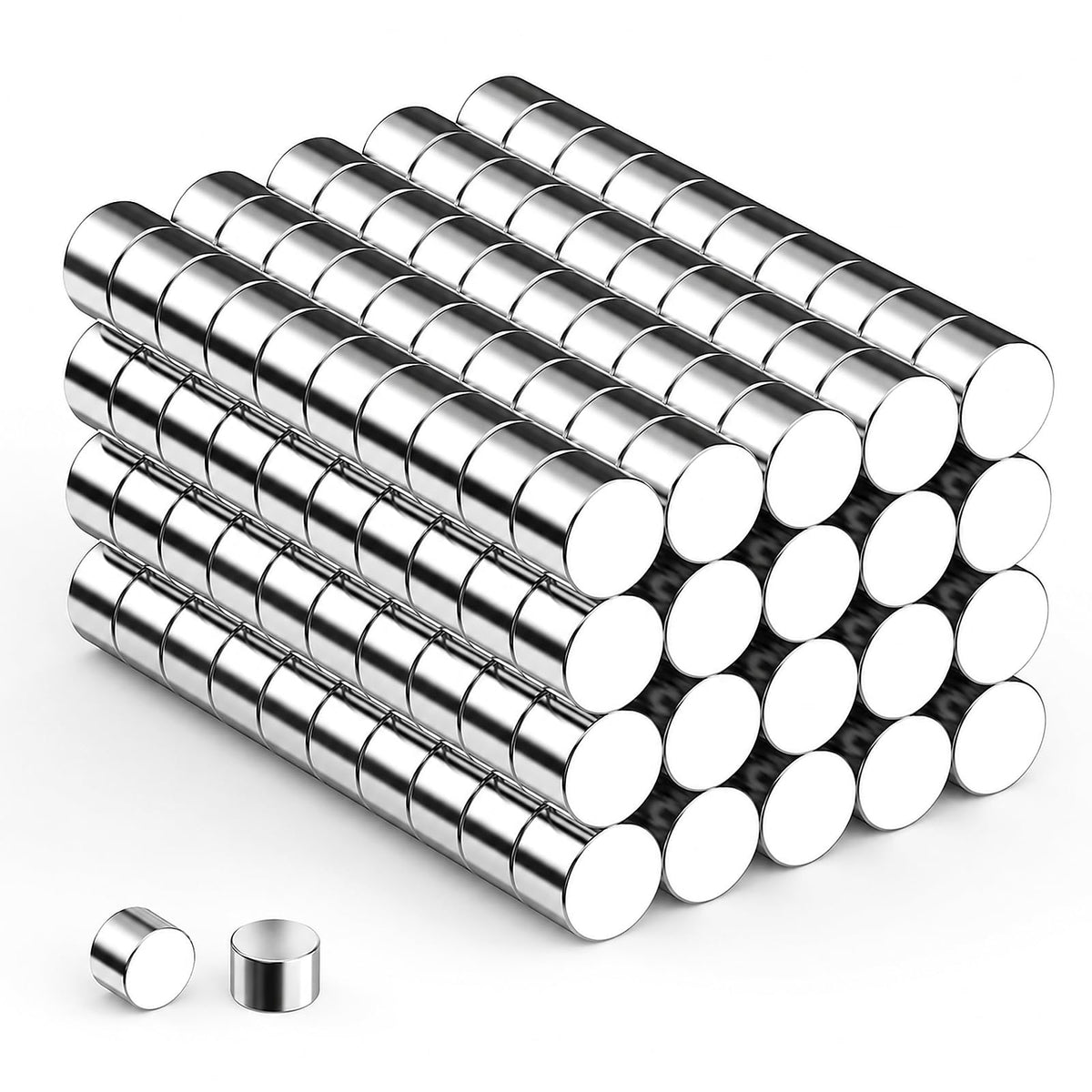 500 Pcs Small Neodymium Magnets for Crafts, 6 Sizes Rare Earth Magnets