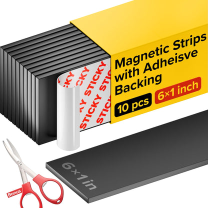 Super Sticky Magnetic Tape for DIY & Crafts, 20ft x 1/2in (6m x 1.25cm)