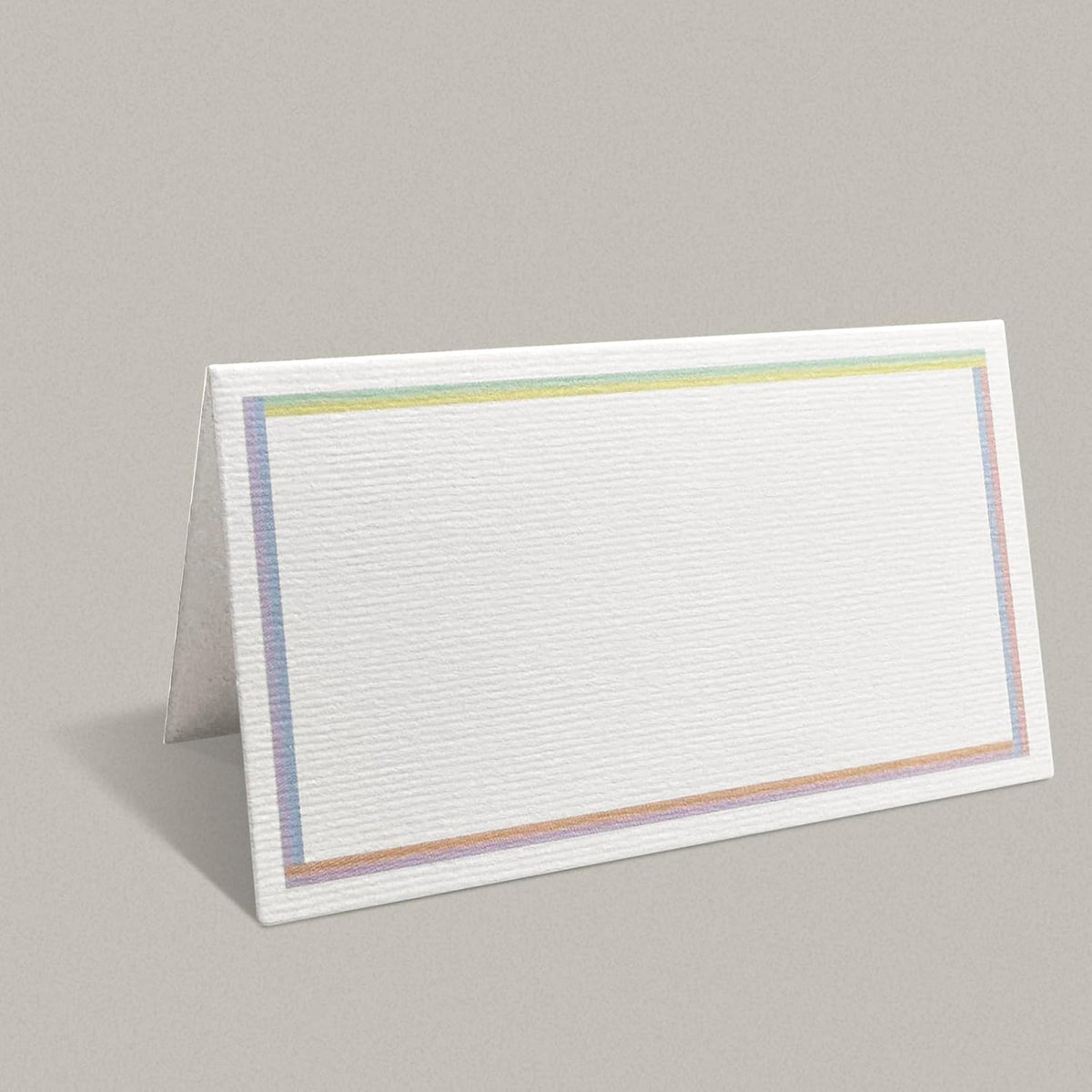 Place Cards for Weddings, 100-Count Table Name Cards, Blank Tent Cards, Seating Placecards for Dinner Parties, Banquets, Events, Pastel Promise